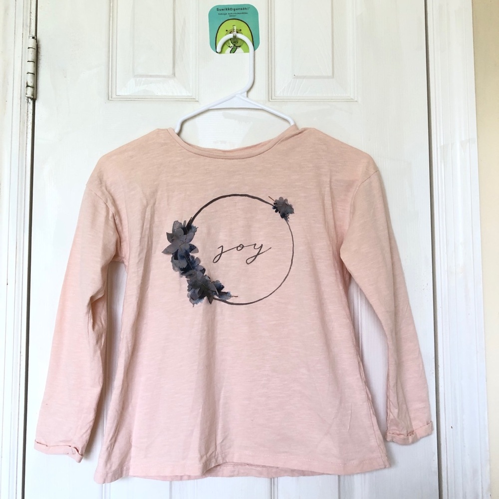Zara kids joy pink long sleeve